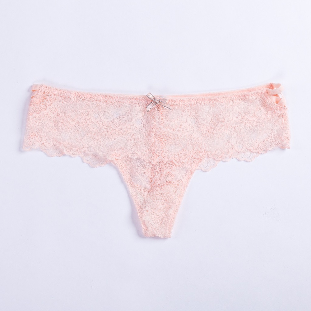 Eloise: Blush Lace Panty/Thong